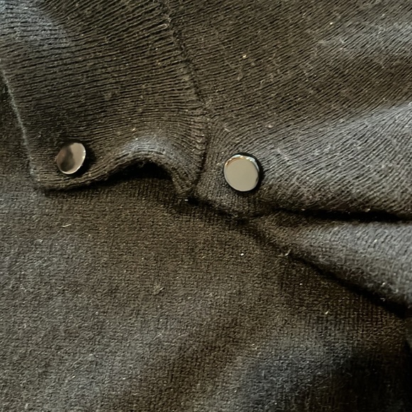 KATE SPADE SIZE SMALL SWEATER WITH POLKA DOT PEPLUM - Picture 5 of 7